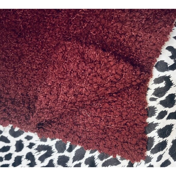 Pink Rose Burgundy Women's Super Soft Sweater Size Small - Picture 7 of 9